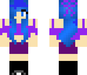 blue girl