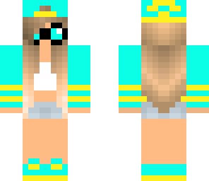 teal and yellow tomboy nerd
