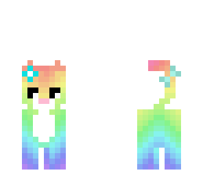 kitty cat rainbow