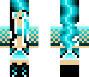 blue girl