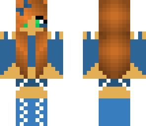 blue gamer girl