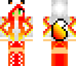fire fox  or wolf girl