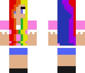 rainbow girl