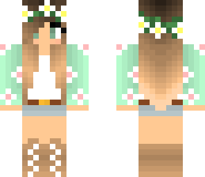 summer flower girl