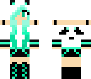 blue nice panda