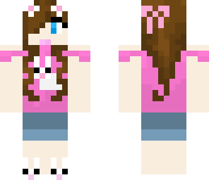 pink bunny girl