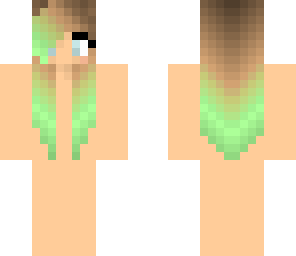 brown and green ombre base