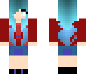 blue girl