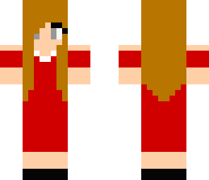 red ballgown