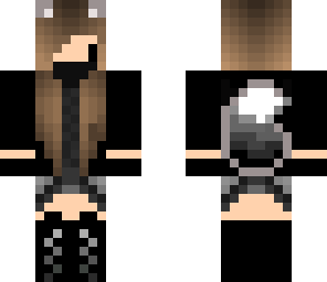 chibi wolf ninja girl