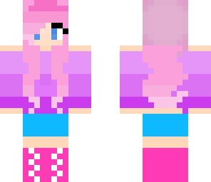 pink and purple girl