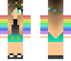 rainbow girl