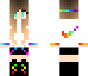 ranbow nike girl