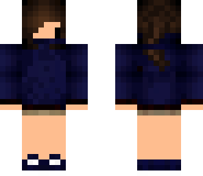 ponytail girl with sweater