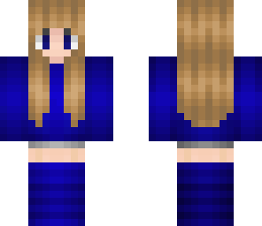 blue girl