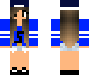 girl in the blue