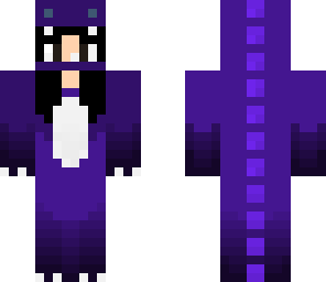 purple dinosaur girl