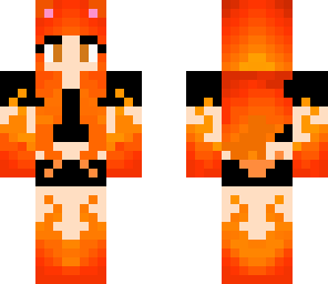 cute flame wolf