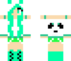 teal pander girl
