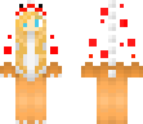 cake dino girl with blonde hair