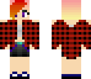 my new skin with super short hazel grace hair