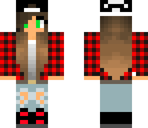 red checkered girl