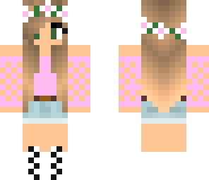 pink  summer girl