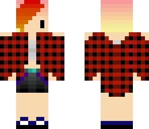 my new skin with super short hazel grace hair