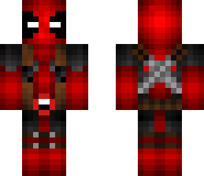 deadpool  soild black surrounding