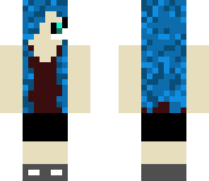 a blue lady