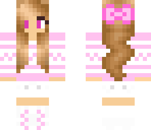 pink sweater girl