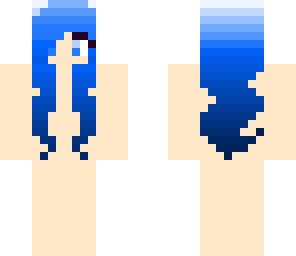 blue ombre hair
