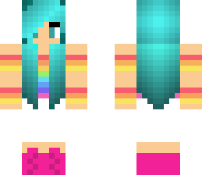 rainbow girl