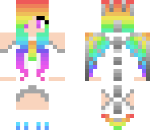 rainbow dragon girl