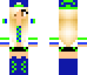 blue and green