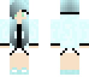 edited ice hoodie girl