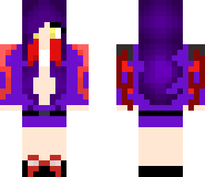 gore warning bloody purple girl