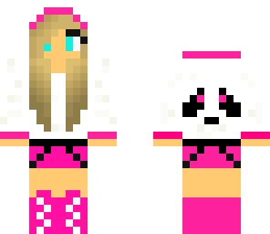 pink panda girl improved