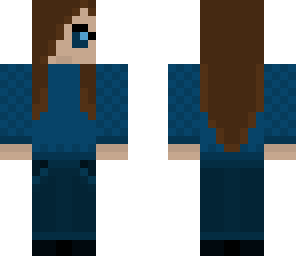 blue girl skin