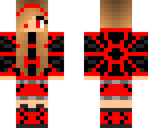 red cybertech girl hoodie