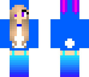 blue bunny girl