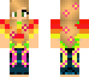 rainbow girl