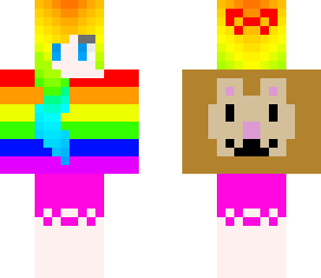 rainbow bear girl