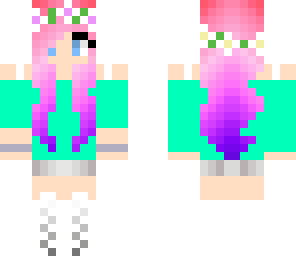 pastel flower girl