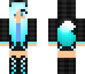 blue wolf girl