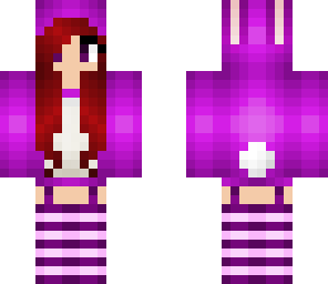 purple bunny girl