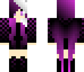 pink and purple angel girl