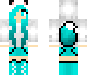 blue wolf girl