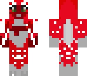 white stampy got red paint allorver him