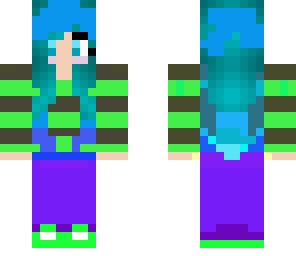 blue skin